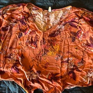 Mudd Orange Crop Top